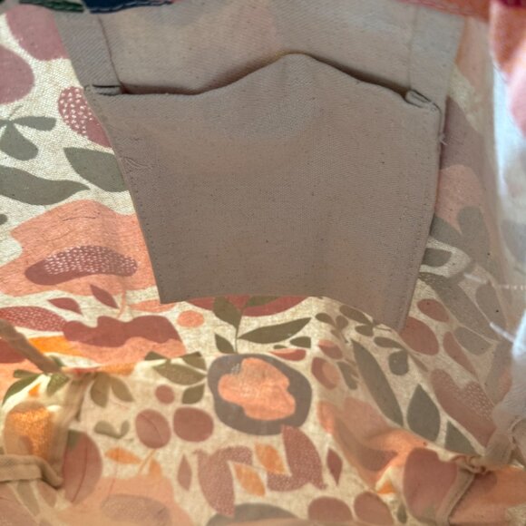 Floral Themed Eccolo Canvas Women's Tote Bag - Picture 7 of 7